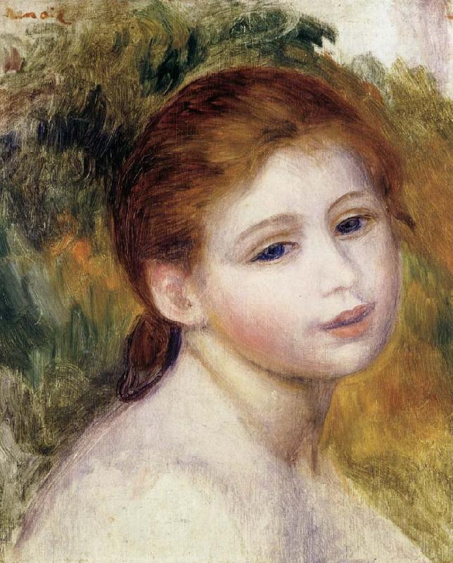 Pierre Renoir Head of a Woman